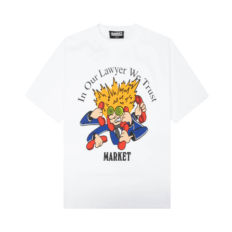 Market Lawyer We Trust T-Shirt 'White'