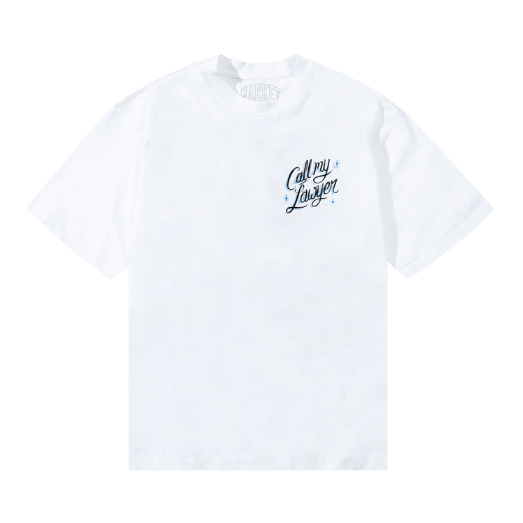 Market Airbrush Call My Lawyer T-Shirt 'White'