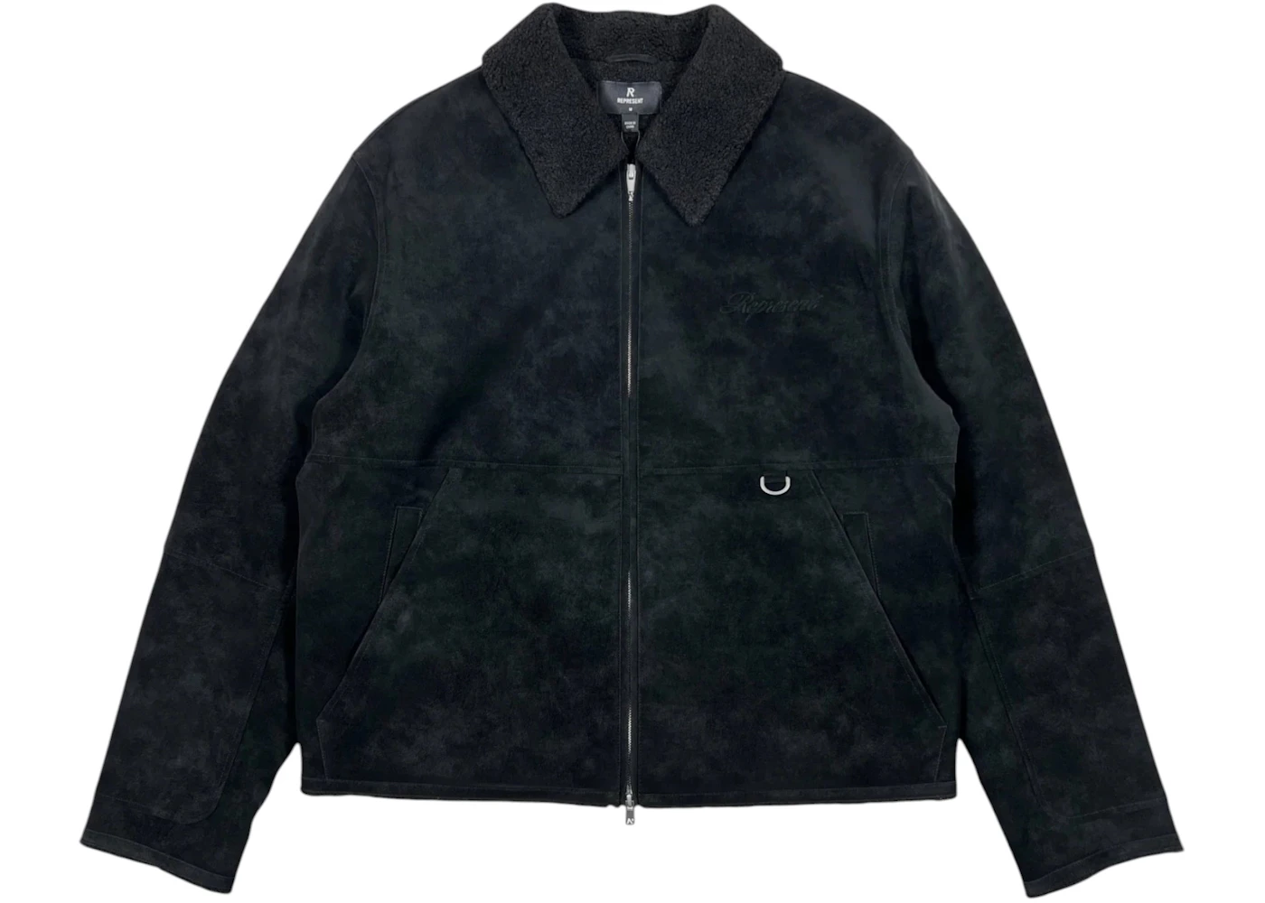 Represent MLM100132-01 Shearling Jacket Jet Black