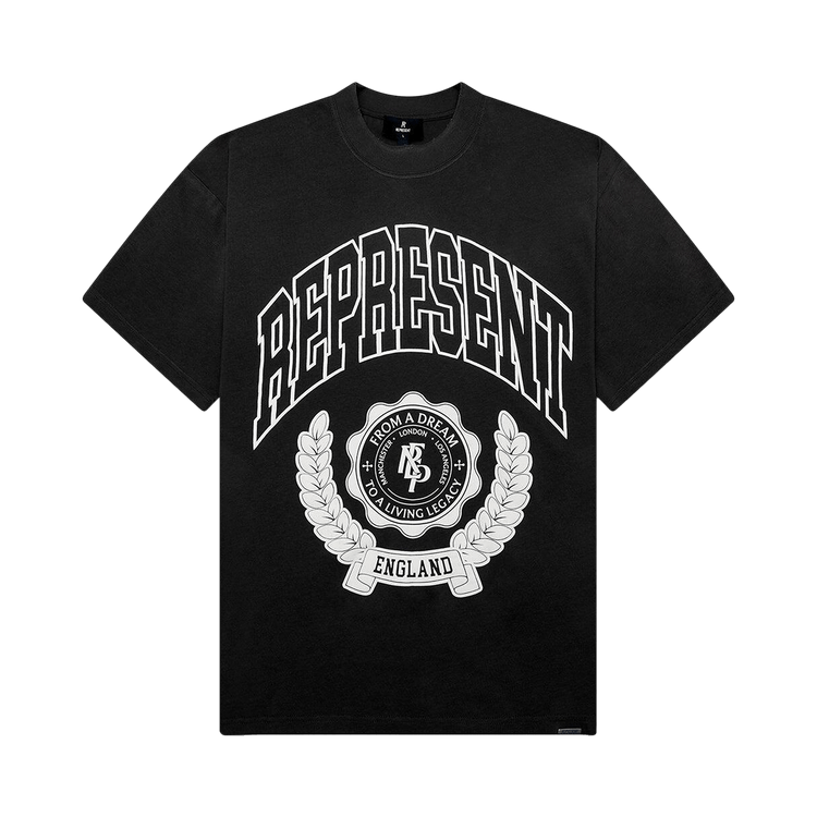 Represent Clo Legacy Crest Tee 'Stained Black'