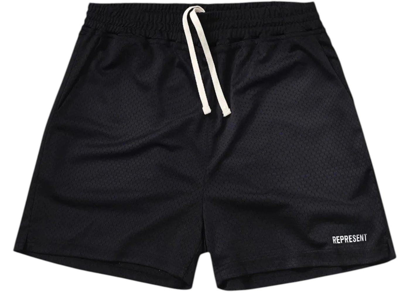 Represent Mesh Shorts Washed Black