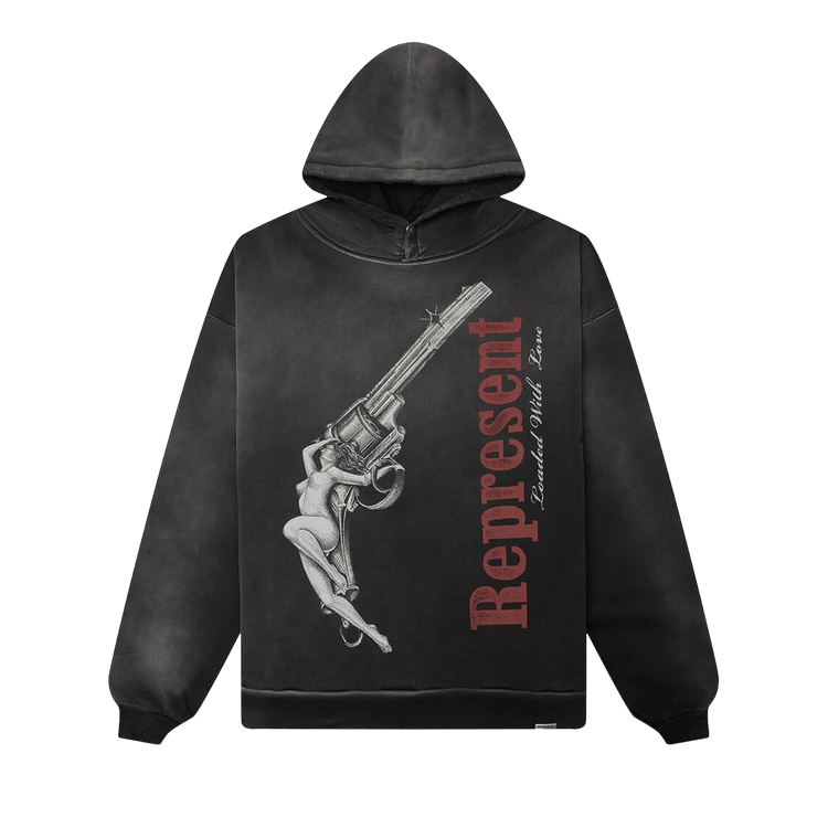 Represent Clo Loaded With Love Hoodie 'Stained Black'