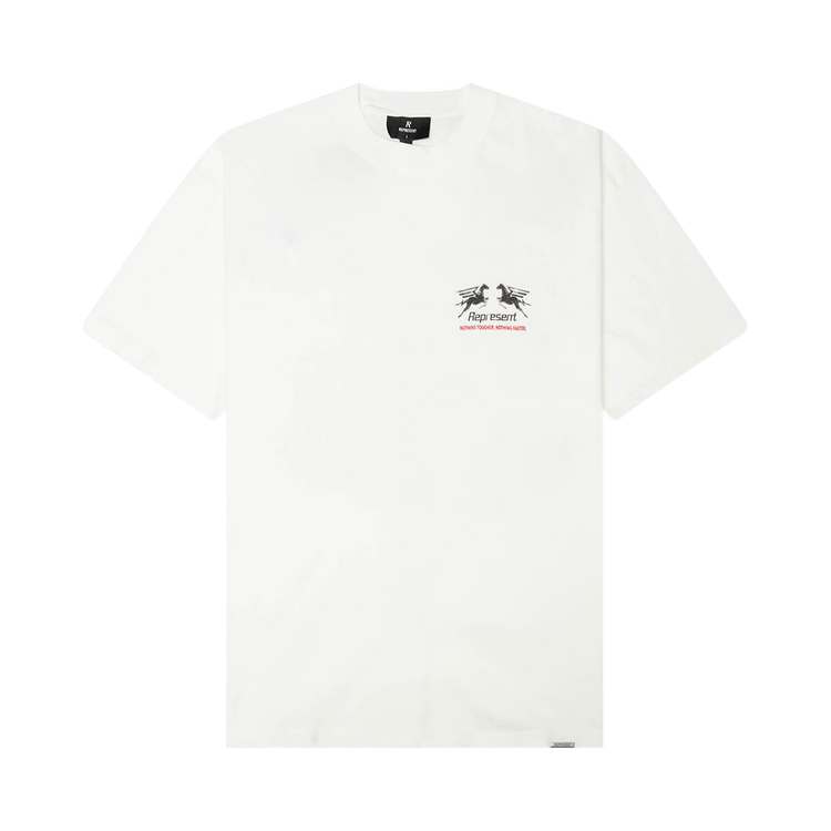 Represent Clo 24 Hour Service T-Shirt 'Flat White'