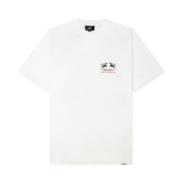 Represent Clo 24 Hour Service T-Shirt 'Flat White'