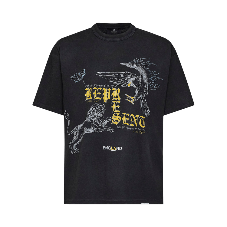Represent Clo Enemy T-Shirt 'Washed Black'