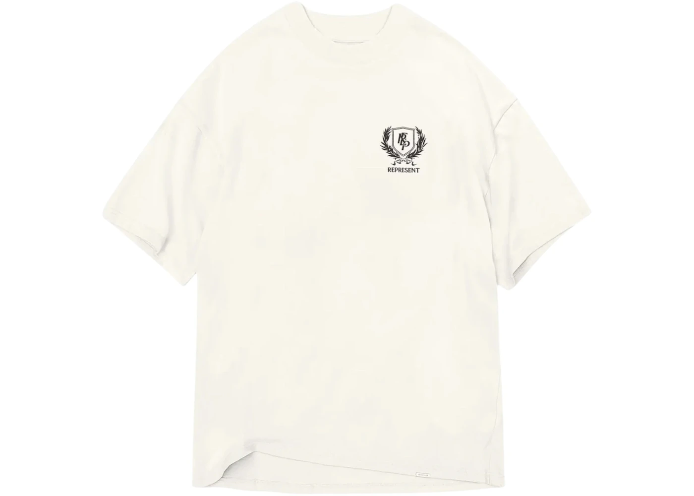 Represent Crest T-shirt Flat White