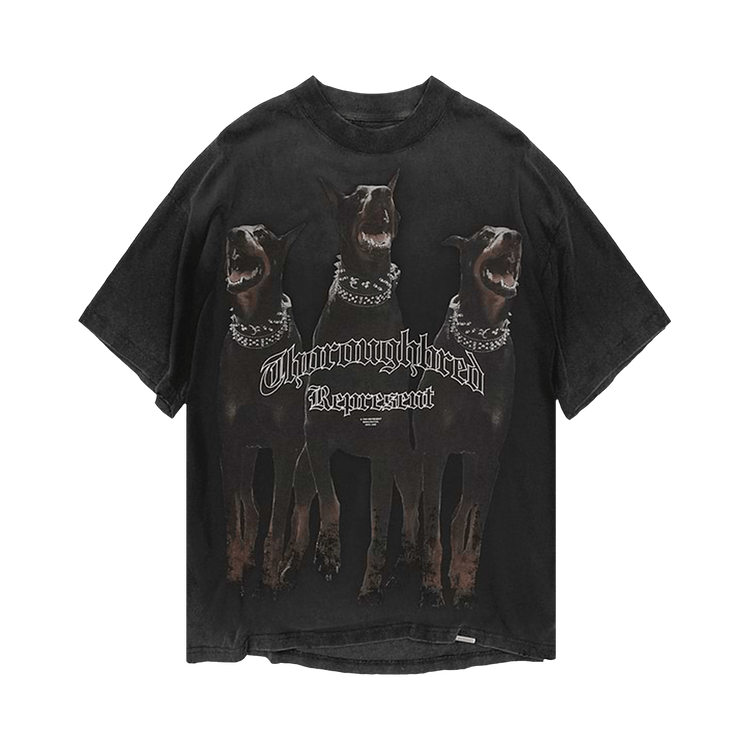 Represent Clo Thoroughbred T-Shirt 'Vintage Black'