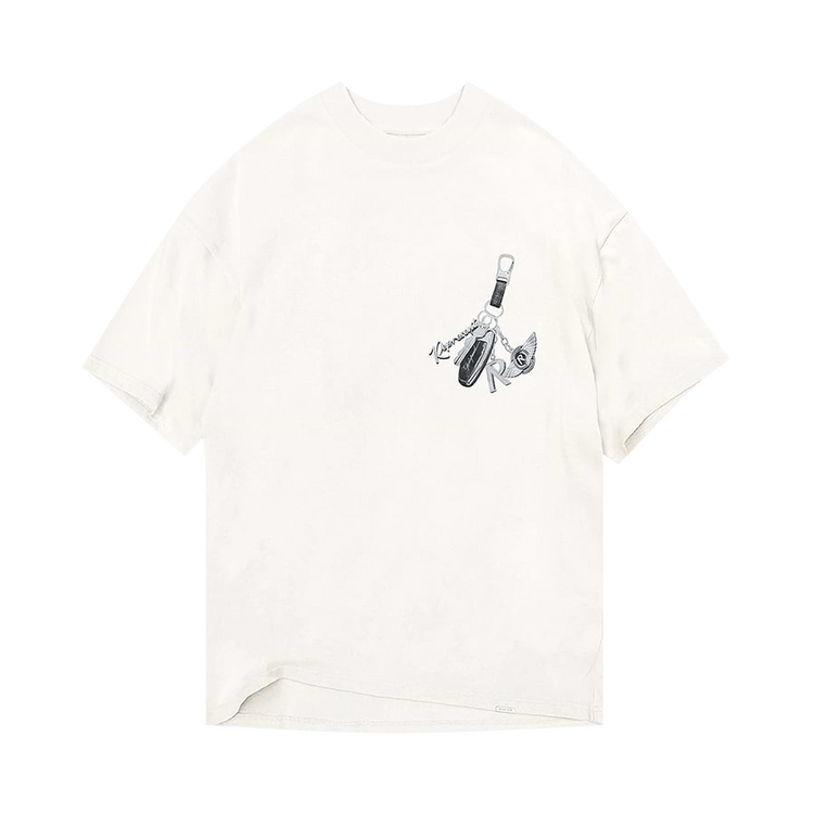 Represent Clo Keys To The Club T-Shirt 'Flat White'