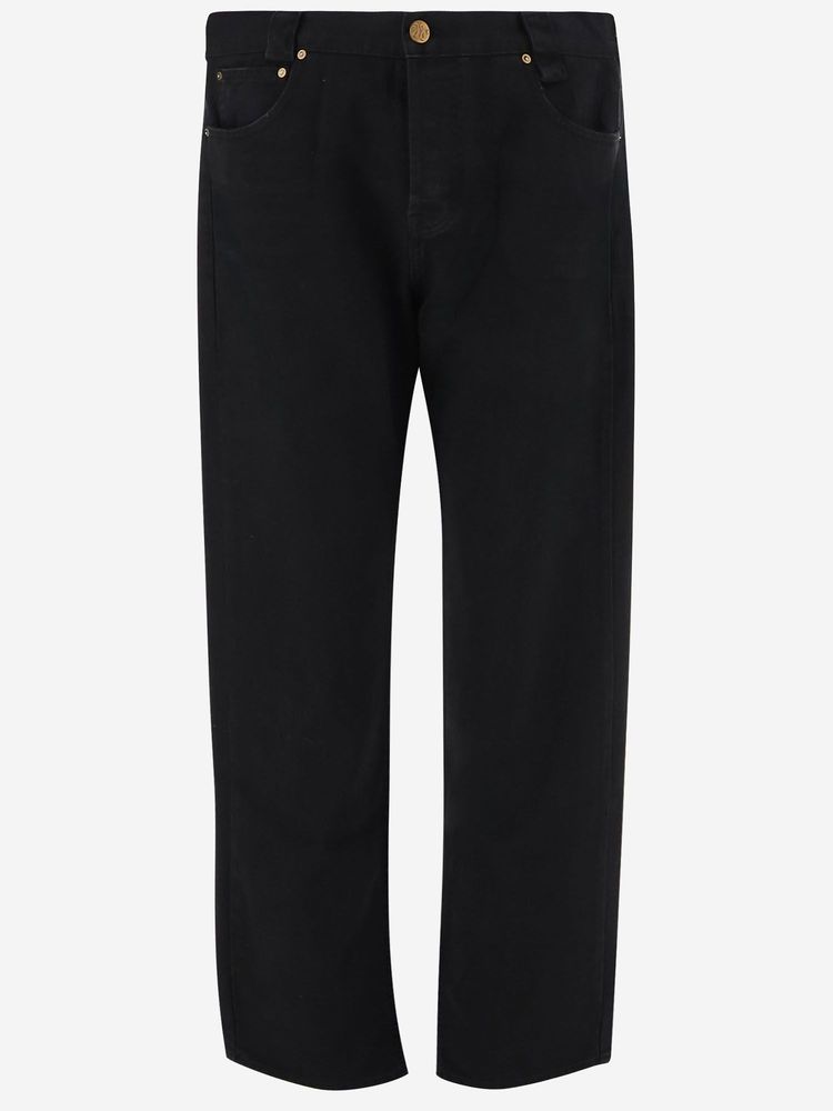 Willy Chavarria Distressed Straight-Leg Jeans