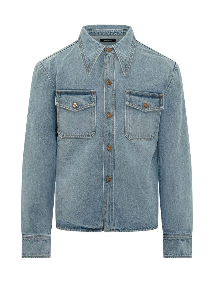Willy Chavarria Chente Denim Shirt