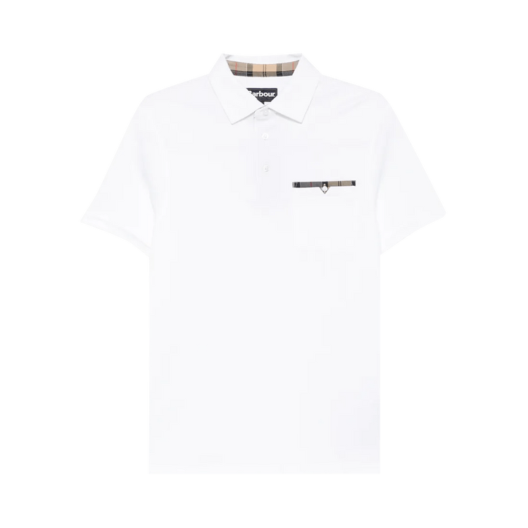 Barbour Corpatch Polo Shirt 'White'
