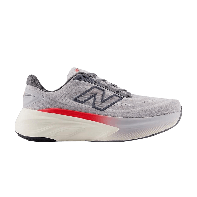 New Balance Fresh Foam X More V6 2E Wide 'Grey Matter True Red'