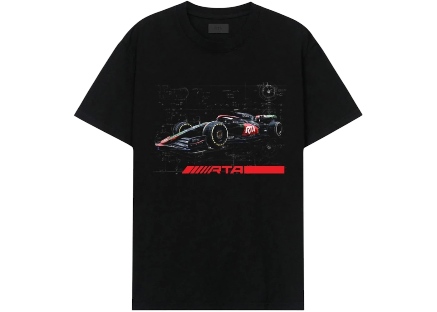 RtA Liam Formula Car S/S Tee Black