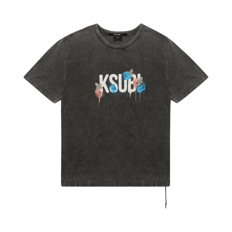Ksubi Graff Rose Kash T-Shirt 'Acid Grey'