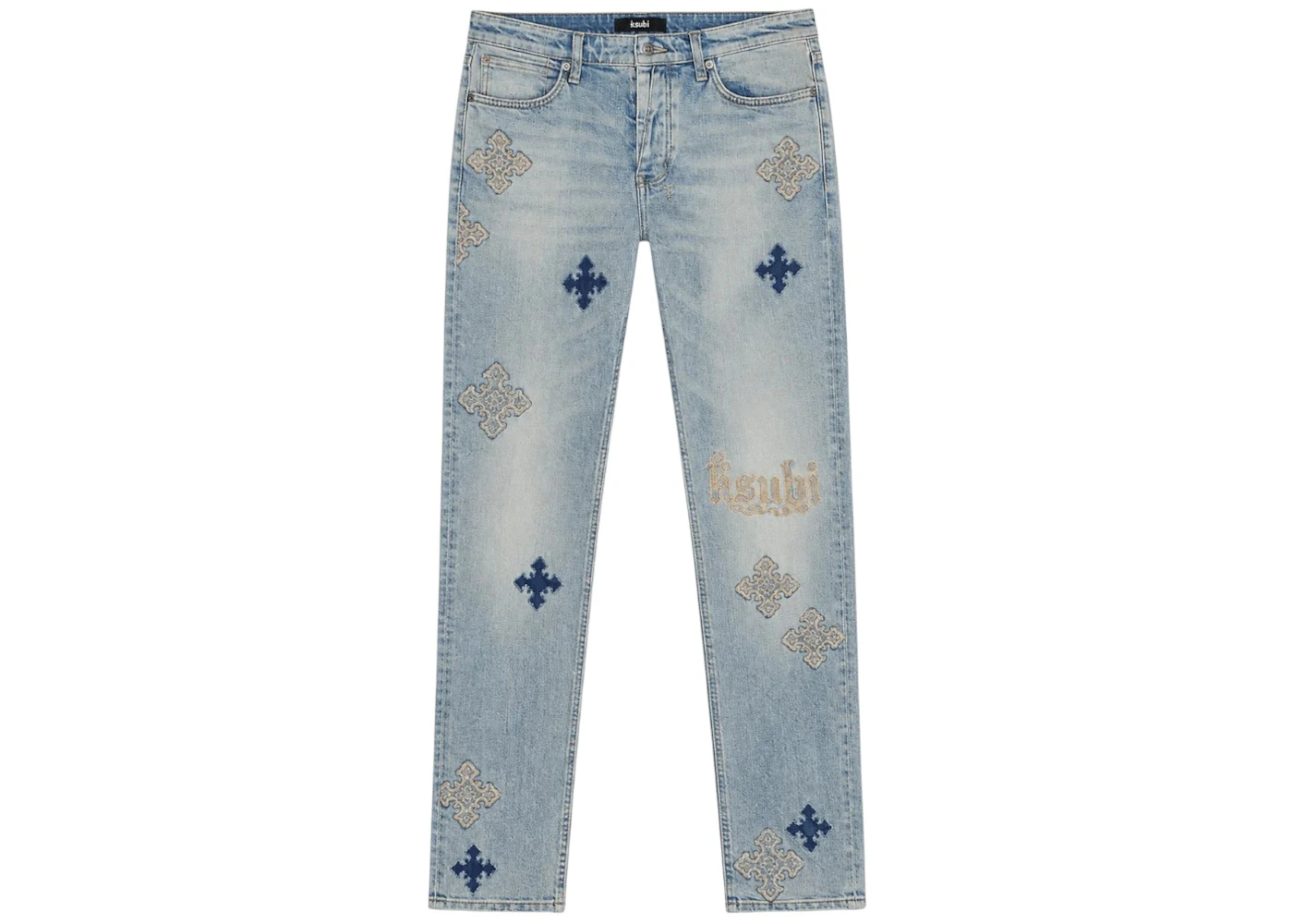 Ksubi Van Winkle Astral Paise Jeans Light Wash