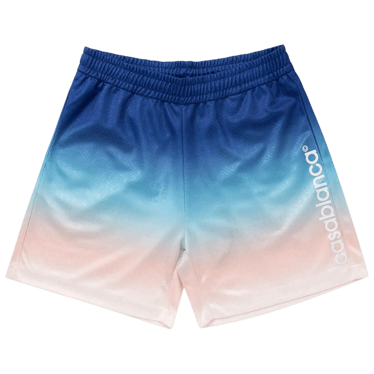 Casablanca Football Shorts 'Blue Gradient'