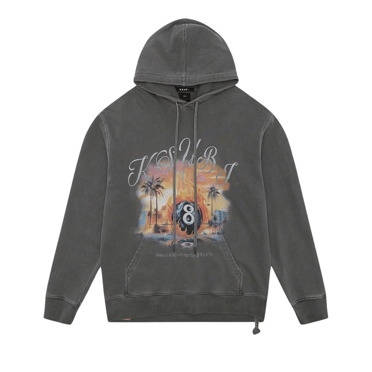 Ksubi World Order Biggie Hoodie 'Charcoal'