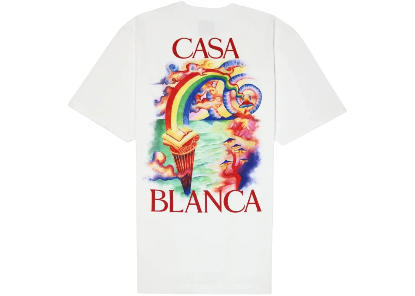 Casablanca Printed Nature T-shirt White