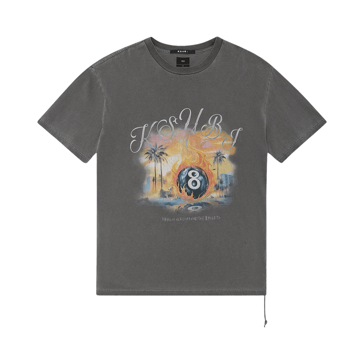 Ksubi World Order Biggie T-Shirt 'Charcoal'