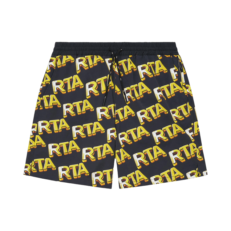 RtA Matt Swim Trunk 'Black Bullion'