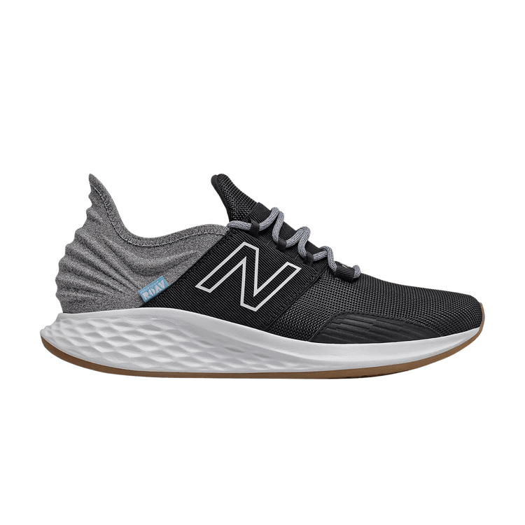New Balance Fresh Foam Roav 2E Wide 'Tee Shirt - Black Light Aluminum'