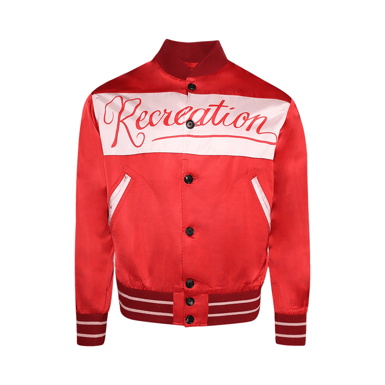 Bode Postcard Rally Jacket 'Pink/Multicolor'