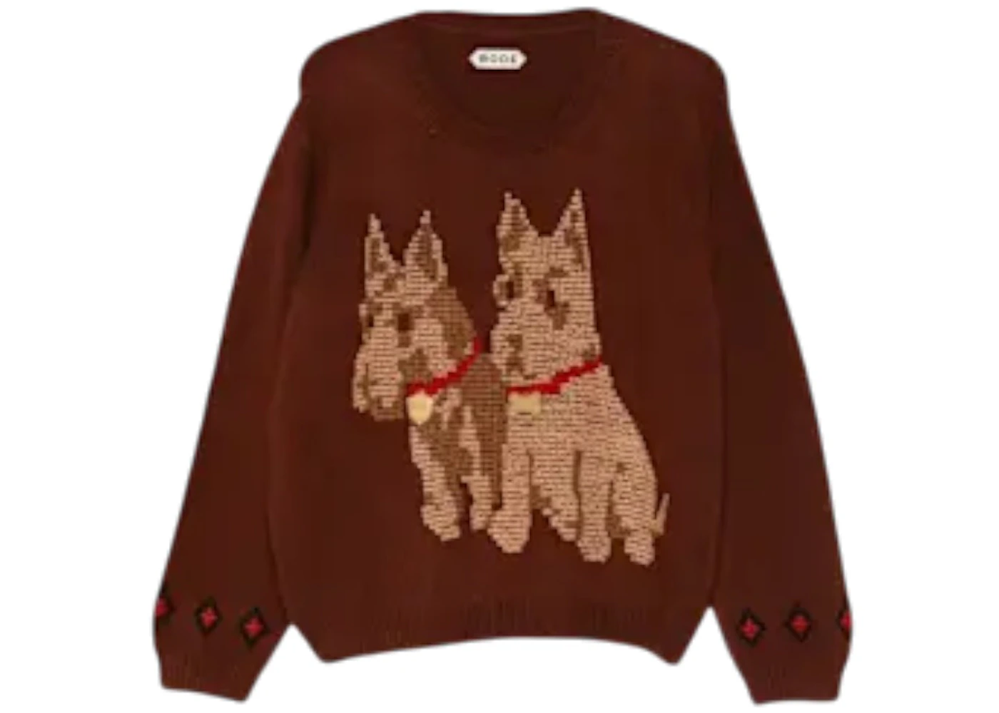 Bode Scottie Pullover Brown