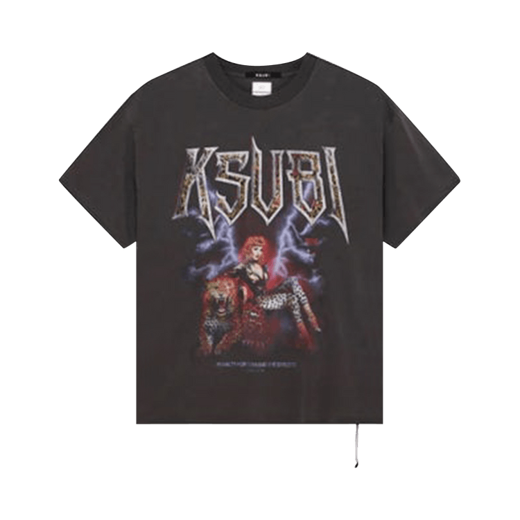 Ksubi Kingdom Ekcess Short-Sleeve Tee 'Faded Black'