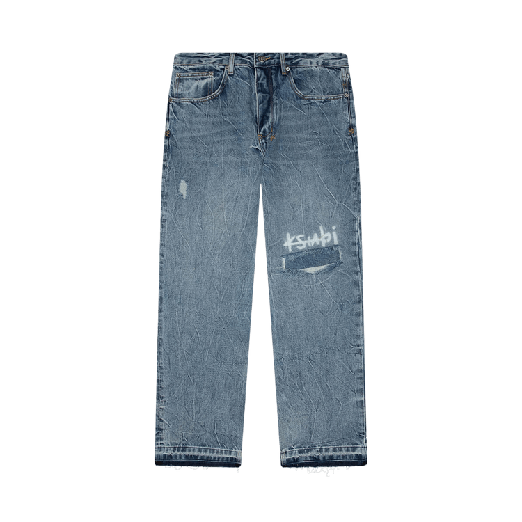 Ksubi Anti K Trashed 1999 Pant 'Public Blue'