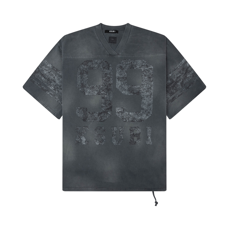 Ksubi Halftime Short-Sleeve Duke Jersey 'Black Fade'
