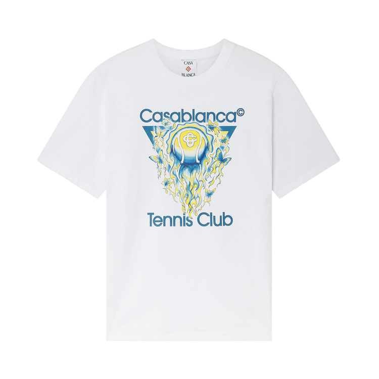 Casablanca Tennis Club Icon Classic T-Shirt 'White'