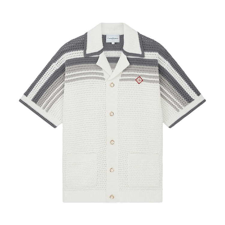 Casablanca Crochet Shirt 'White'