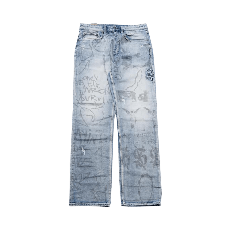 Ksubi x Trippie Redd Anti K Devils Jeans 'Blue'