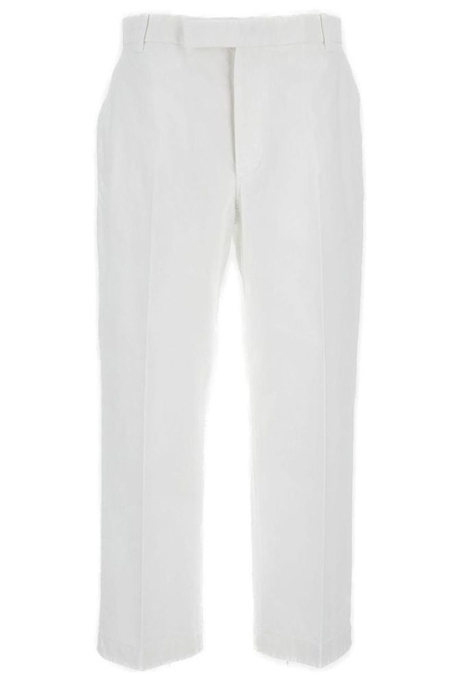 Thom Browne Pressed Crease Tapered Leg Chinos