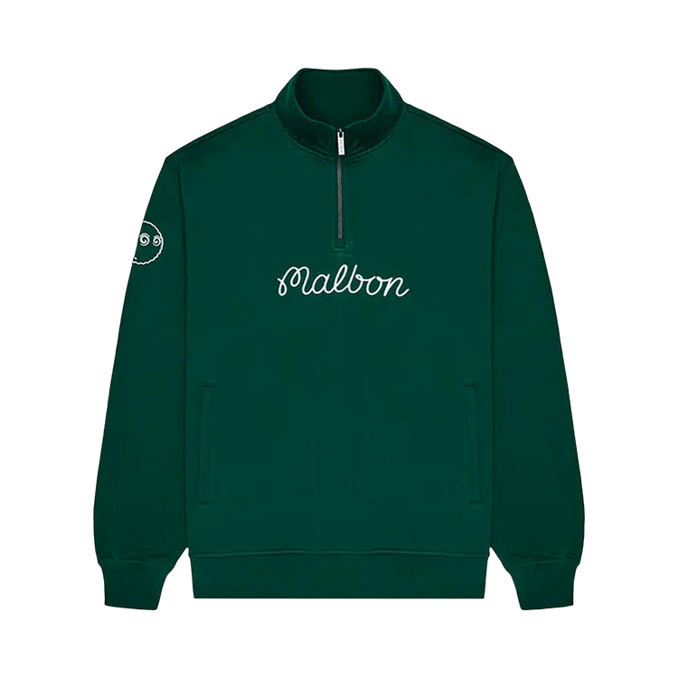 Malbon Collegiate Sweatshirt Unbadged 'Forest'