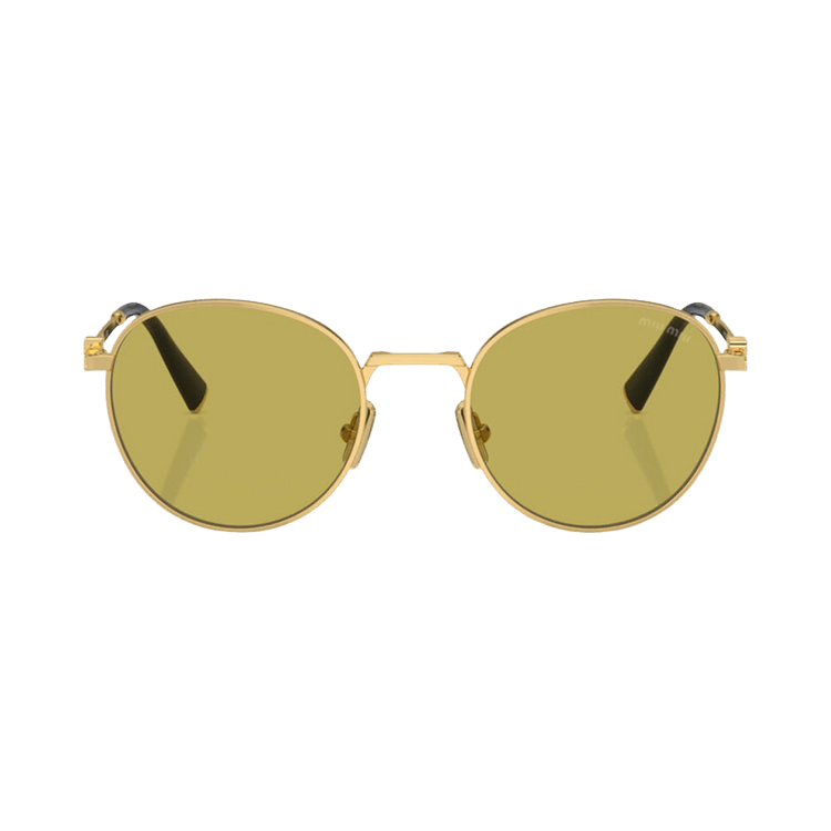 Miu Miu Round Sunglasses 'Olive'