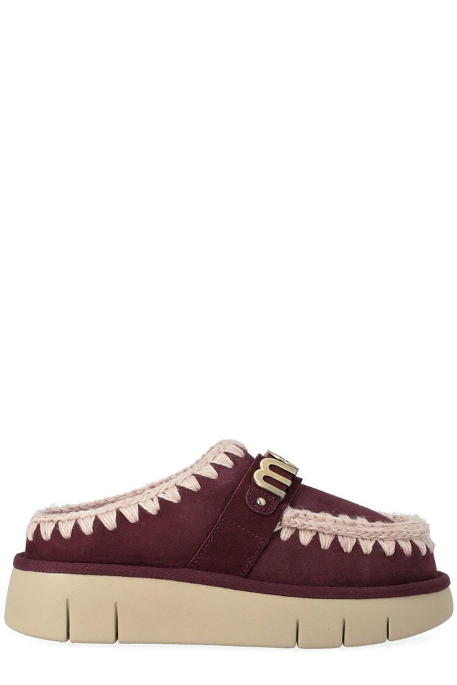 Mou Bounce Logo Lettering Clogs