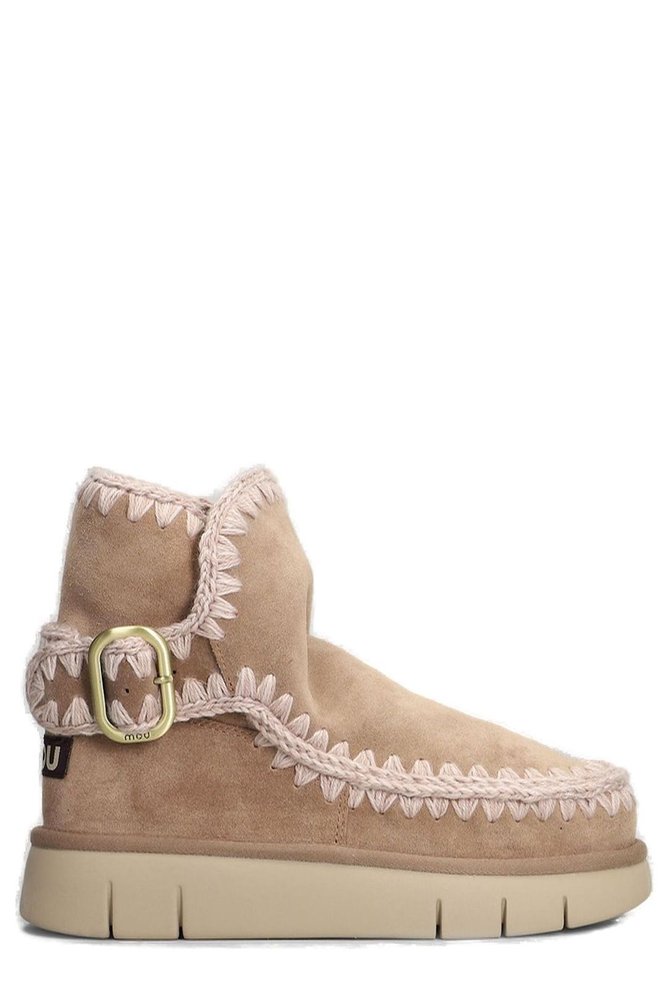 Mou Bounce Buckle Strap Boots
