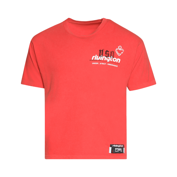 RIVINGTON roi Rebis Membership USO Tee 'Red'