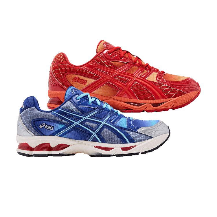 Marvel vs. Capcom x Kith x ASICS Gel Nimbus 10.1 'Double Box - Iron Man vs. Mega Man' With Comic Book
