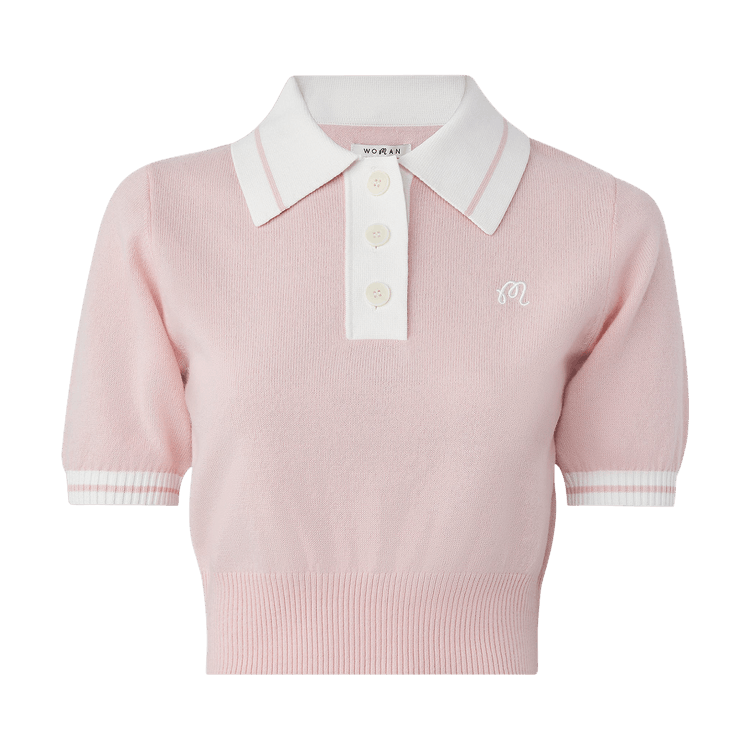 Malbon Mikayla Polo T-Shirt  'Dusty Rose'