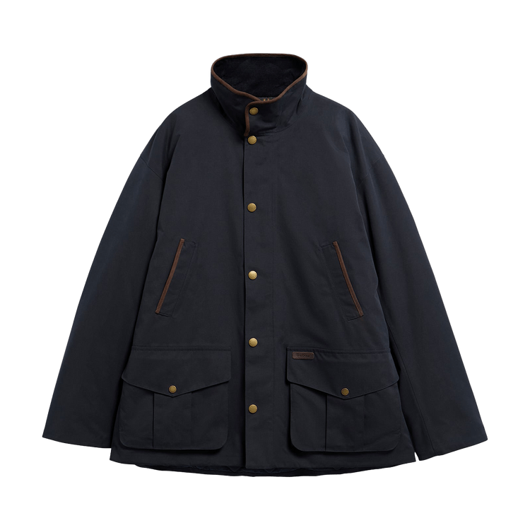 Barbour Bromfield Waterproof Jacket 'Dark Navy'