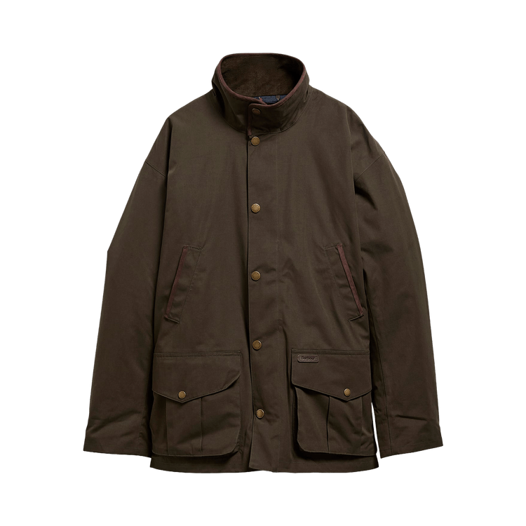 Barbour Bromfield Waterproof Jacket 'Dark Olive'