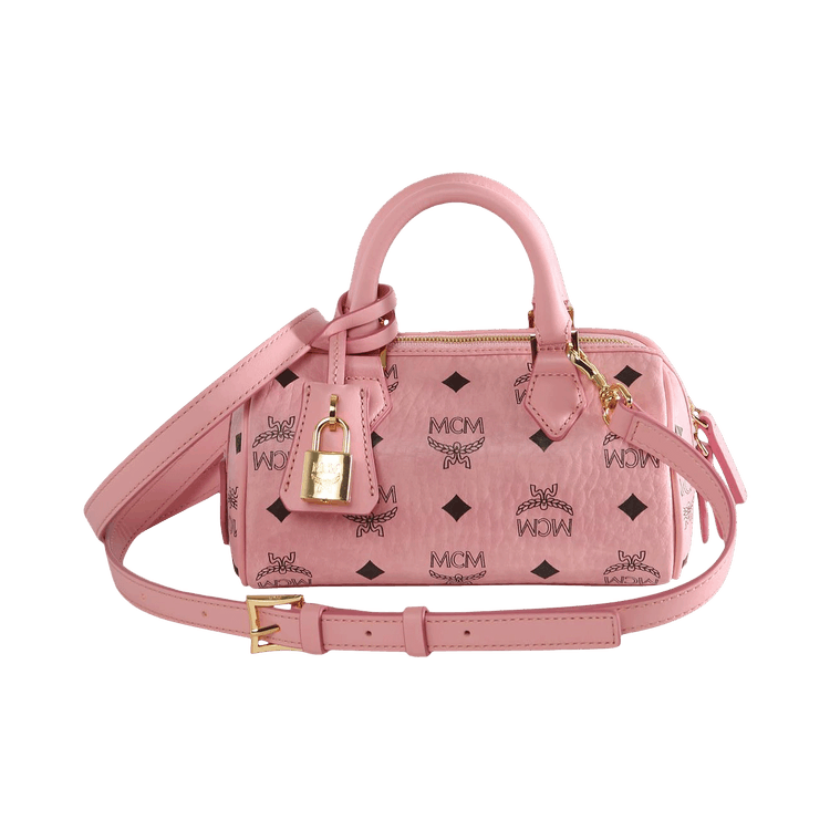 MCM Ella Vi Mini Boston Bag 'Soft Pink'