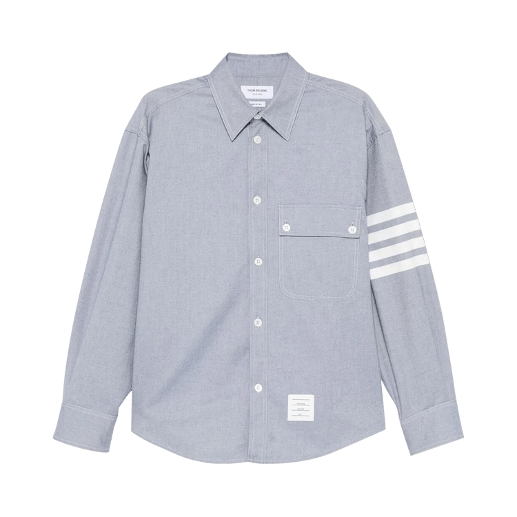 Thom Browne 4 Bar Stripe Oversized Shirt 'Light Blue'