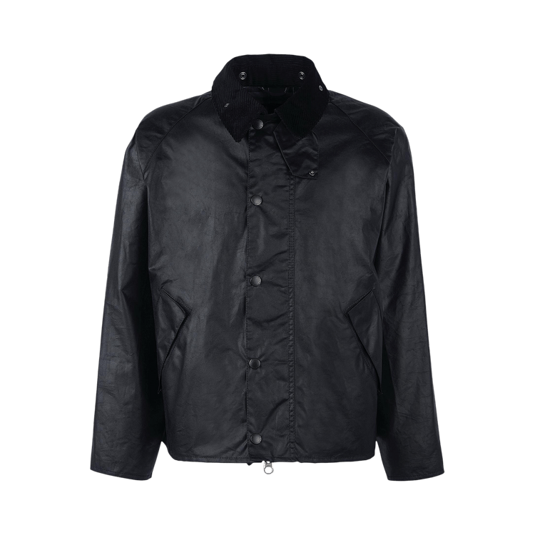 Barbour Transport Wax Jacket 'Black'