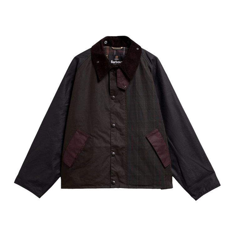 Barbour Patchwork Transport Wax Jacket 'Tartan Multicolor'