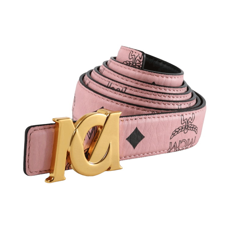MCM M-Art Vi 24k Goldbrass Belt 'Soft Pink'