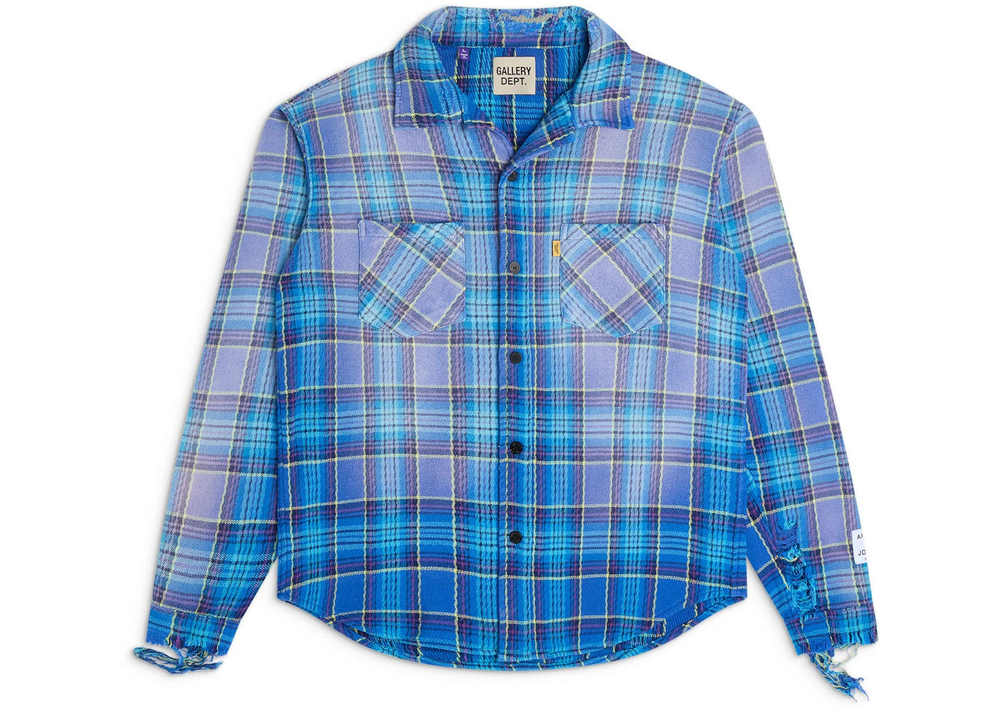 Gallery Dept. Marley Flannel Shirt Blue Multi