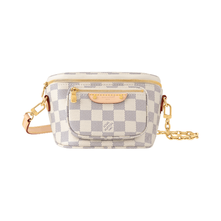 Louis Vuitton Mini Bumbag 'White Damier Azur Canvas'